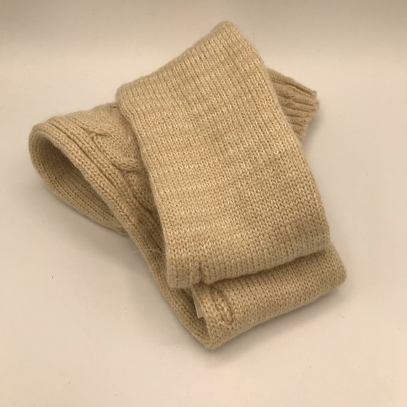 NWT True North Cream Fine Knit Arm Warmers - Picture 3 of 4